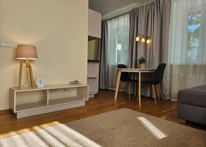 شقة Bright Studio, Free Parking, Ltd Avail *